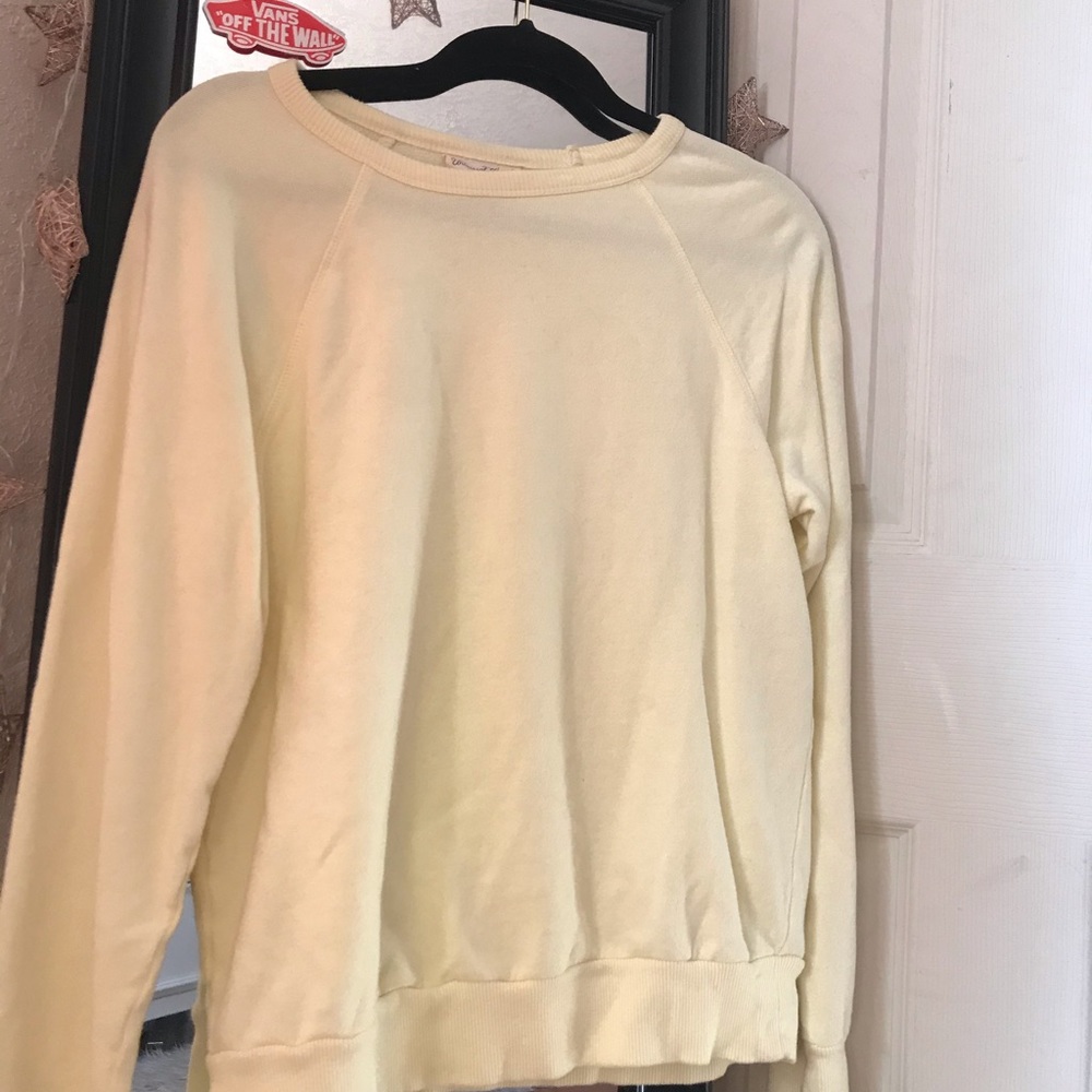 Yellow pullover